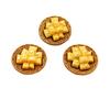 Comida y juego buñuelos pastel resina accesorios mayoreo diy hecho a mano crema pegamento funda para teléfono móvil accesorios para el cabello refrigerador materiales para tarjetas de felicitación