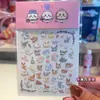 Adesivos de Arte para Unhas da Família Eevee de Anime Japonês Pokemon Adesivos Adesivos Laser Pokemon Materiais para Diário DIY Guka