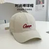 Gorra de Béisbol de Algodón Lavado Coreano para Hombres y Mujeres, Simple y Versátil Sombrero de Sol Bordado con Letras, Gorra de Pico Casual de Verano para la Calle