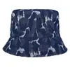 Procesamiento OEM Gorra de Pescador Azul Corazón Estilo Hong Kong Verano Protección Solar Sombrero de Sol Sombrero de Sol con Cubre Rostro Sombrero de Cubo