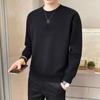 Suéter masculino de manga comprida 2024 outono novo na moda cabeça de tigre selo de aço fino manga comprida moda marca roupas masculinas de outono