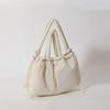 Bolso Diagonal con Relleno de Plumas para Mujer Transfronterizo 2024 Nuevo Bolso Tote Portátil Bolso de Cosméticos Bolso de Hombro Elemento de Plumas