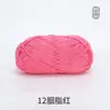 Xuefeier Algodão Penteado de Bebê 5 Fios Leite DIY Bola de Lã Grossa Material para Crochê Feito à Mão Bolsa Fio de Algodão