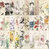 30 Marcapáginas de Dibujos Animados, Lindos Retro Simples Estilo Cuaderno de Notas Materiales Artísticos Creativos, Colección de Tarjetas Marcapáginas de Papel para Lectura
