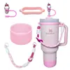 Botella de Agua Térmica Stanley Tapón Antipolvo Taza con Popote Tapa de Taza Correa de Mano Cordón para Botella de Agua Múltiples Estilos Versátiles Set