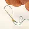 Nó Flor de Pessegueiro Trançado Corda para Celular Acessórios DIY Pingente Cordão Corda Simples Retrô Corda de Pulso Pingente para Celular