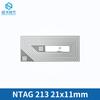 Etiqueta Digital Rfid Ntag213 Etiqueta Branca Adesivo com Chip Nfc Inlay Úmido Parede de Música 215 Adesivo Anti-Falsificação Cartão Ic