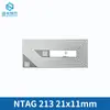 Etiqueta Digital Rfid Personalizada Ntag213 Etiqueta Branca Adesivo com Chip Nfc Inlay Úmido Parede de Música Adesivo 215 Cartão Ic