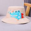 Sombrero de Pescador para Niños Sombrero de Cubeta Lindo de Dibujos Animados Fino Protector Solar Sombrilla Sombrero de Sol para Niños para Verano para Niños y Niñas