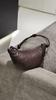 Bolsa Dumpling de Pele de Ovelha Curtida Vegetal, Bolsa Croissant, Couro Genuíno, Ombro Transversal, Bolsa Pequena, Elegante Simples, Ombro, Pequena, Celebridade da Internet
