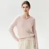 ¡Suéter Retro de Punto Trenzado con Cuello en V de Cachemira para Bebé! Suéter de Cachemira para Mujer de Cuello en V de Color Sólido, Estilo Coreano, Otoño e Invierno, Artístico