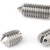 Tornillo de máquina de una palabra de acero inoxidable 304, tornillo de tope de punta de tornillo ranurado M2/M3/M4/M5/M6
