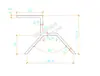 Braçadeira para telha de aço colorida Braçadeira trapezoidal Acessórios de fixação para painel solar fotovoltaico de telhado Suporte de instalação de aço angular de liga de alumínio