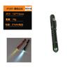 Lámpara de pluma de aluminio con escala color luz oral pupila examen lámpara de pluma luz amarilla luz blanca LED escala Lámpara de pluma enfermera