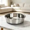 Base antideslizante de silicona, comedero para mascotas de acero inoxidable, cuenco para perros, antideslizante de silicona, engrosado, cuenco para perros de gran capacidad, cuenco para comida de mascotas