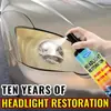 Líquido restaurador de faros kineshinex para renovación de faros de coche sin pulir, para amarilleamiento y envejecimiento de las cubiertas de las lámparas