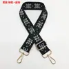 Correa de Bolso Ancha de 3.8 cm Correa de Hombro Jacquard Colorido Lona de Diamante Accesorios Correa de Bolso de Hombro Único Cruzado Correa de Bolso para Mujer