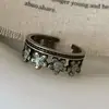 Anillo Abierto para Mujer, Set de Anillos Estilo Minimalista, Joyería Dulce y Fresca Estilo Chica Popular, Anillo de Mariposa de Alta Gama