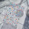 Pegatinas para Uñas en Relieve, Calcomanías para Uñas Frescas y Translúcidas de Moda, Decoraciones para Uñas de Peces Tropicales, Uñas Postizas