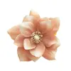 Flor de Jazmín Barba de Dragón Artificial Flor Artificial Hecha a Mano DIY Tocado para el Cabello Pasador Material de Decoración para Bodas Accesorios de Flores