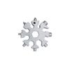Chave de floco de neve multifuncional de fábrica, hexagonal, octogonal, portátil, pequena, multiuso, gadgets universais