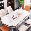 Jogo americano oval, lavável, à prova d'água, à prova de óleo, resistente ao calor, luxo leve, toque de alta qualidade, vidro macio de PVC, novo jogo americano oval