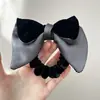 Grampo de Cabelo com Laço de Veludo Estilo Song Yuqi, Tiara de Cabelo para Mulheres, Tiara de Alto Padrão, Acessório de Cabelo, Novo Ornamento de Cabelo