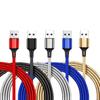 Nylon trançado um-para-três cabo de dados multi-cabeça carregamento rápido três em um linha de carregamento de telefone móvel logotipo presente original multi-porta