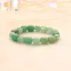 Pulseras de Piedra Natural con Cuentas de Moda Europeas y Americanas, Pulseras Sencillas de Cubo de Azúcar, Joyería de Piedra Ojo de Tigre