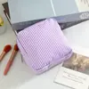 Bolsa de Maquillaje de Gasa de Burbujas Estilo Nuevo Transfronteriza, Bolsa de Almacenamiento Rayada para Cosméticos de Viaje, Neceser para Guardar Compresas
