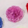 Claveles Simulados Flor de Seda Cabeza Decoración de Sala de Estar Día de la Mujer DIY Pilar de Flores Hecho a Mano Red de Flores Venta Directa Suministro Transfronterizo