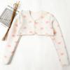 Otoño e invierno hombrera cálida artefacto para dormir algodón color manga larga chaleco cervical de hombro frío para confinamiento de mujeres