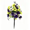 Flores Artificiais Transfronteiriças: Eucalipto, Amor-perfeito, Phalaenopsis, Flores Artificiais, Flores de Seda para Decoração de Jardim e Quintal, Folhagem Artificial
