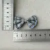 Novos Acessórios de Laço de Renda Xadrez de Tecido Cinza Roupas Infantis Acessórios para Pets Meias Bolsas Chapéus