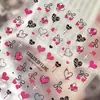 Pegatinas de Arte para Uñas Yitu Corazón en Relieve Patrón de Hormiga Pegatinas de Arte para Uñas Estilo Dulce Fresco Milenio Accesorios de Pegatinas al por Mayor Yt7509