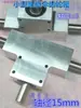 Conmutador pequeño de 90 grados, tipo piña, relación de velocidad 1:1, salida simple/doble, caja de engranajes cónica helicoidal de 15 mm de diámetro de eje