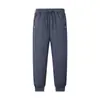 Kaitai Factory Stock Disponible L-XL Nuevos Pantalones de Cachemira para Hombre Otoño e Invierno Forro Polar y Engrosados Ropa de Abrigo Resistente al Viento Invierno