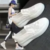Zapatos de verano para mujer con estampado integral, mocasines slip-on ligeros y versátiles, zapatos de mujer de talla grande con suela plana, sandalias de pescador transpirables