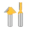Cortador de mortaja y espiga para puertas y ventanas Yusheng cortador de fondo plano cortador en forma de V cortador recto cortador de fresado de carpintería de dos piezas cabezal de corte para puertas y ventanas de partición antiguas