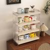 Portavasos de acrílico de escritorio, estante de almacenamiento para cocina, mesa de comedor, taza de café, taza de té de varias capas, juego de té