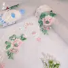 Tela Bordada de Malla de Gasa de 20 cm Estilo Nuevo Primavera 2026 Estilo Chino Nuevo Adornos de Encaje Accesorios Tela para Vestido