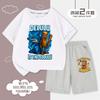 Conjunto de Camiseta de Manga Corta y Shorts de Algodón con Estampado de Verano de Moda Ropa Infantil Ins
