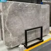 Láminas de Mármol Natural, Muestra Disponible: Travertino de 15*15 en Blanco, Negro, Gris, Marrón, Tonos Oscuros y Claros para Muebles, Cubiertas de Mesa de Comedor y Piedra para Paredes