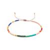 Miyuki Miçangas de Arroz Pulseira Extremamente Pequena Nicho Meninas Japonesas e Coreanas Tecido Miçangas Coloridas Cordão Corda de Mão Namorada Mesmo Presente