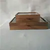 Caja de almacenamiento con tapa de cristal madera maciza a prueba de polvo caja de exhibición vintage caja de madera para artículos varios caja de madera flor de rosa caja de almacenamiento de flores secas