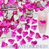 Joias para Nail Art Coração Torto Fundo Plano 3*4mm Diamante de Formato Especial Fundo Plano Diamante Brilhante de Celebridade da Internet Nail Art Usável para Unha DIY Atacado
