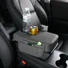 Almohadilla Protectora para Caja Reposabrazos de Coche, Reposabrazos para Codo, Portavasos, Caja de Almacenamiento, Accesorios, Almohadilla para Caja Reposabrazos de Confort que Aumenta la Altura