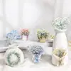 Adesivos Dia Bonito Série Céu Estrelado Tema Planta Gipsofila Adesivos para Material de Diário 10 Folhas 6 Designs