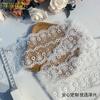 10cm Floral Transparente de Doble Cara Malla Encaje de Onda Ribete de Código de Barras Accesorios para Ropa Estilo Fresco Pequeño Bordado
