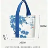 Flor de Ciruelo Nueva Bolsa de Lona Gran Capacidad Bolso de Mano de Moda para el Trabajo Bolsa de Lona para Salir Bolso de Mano de Lona